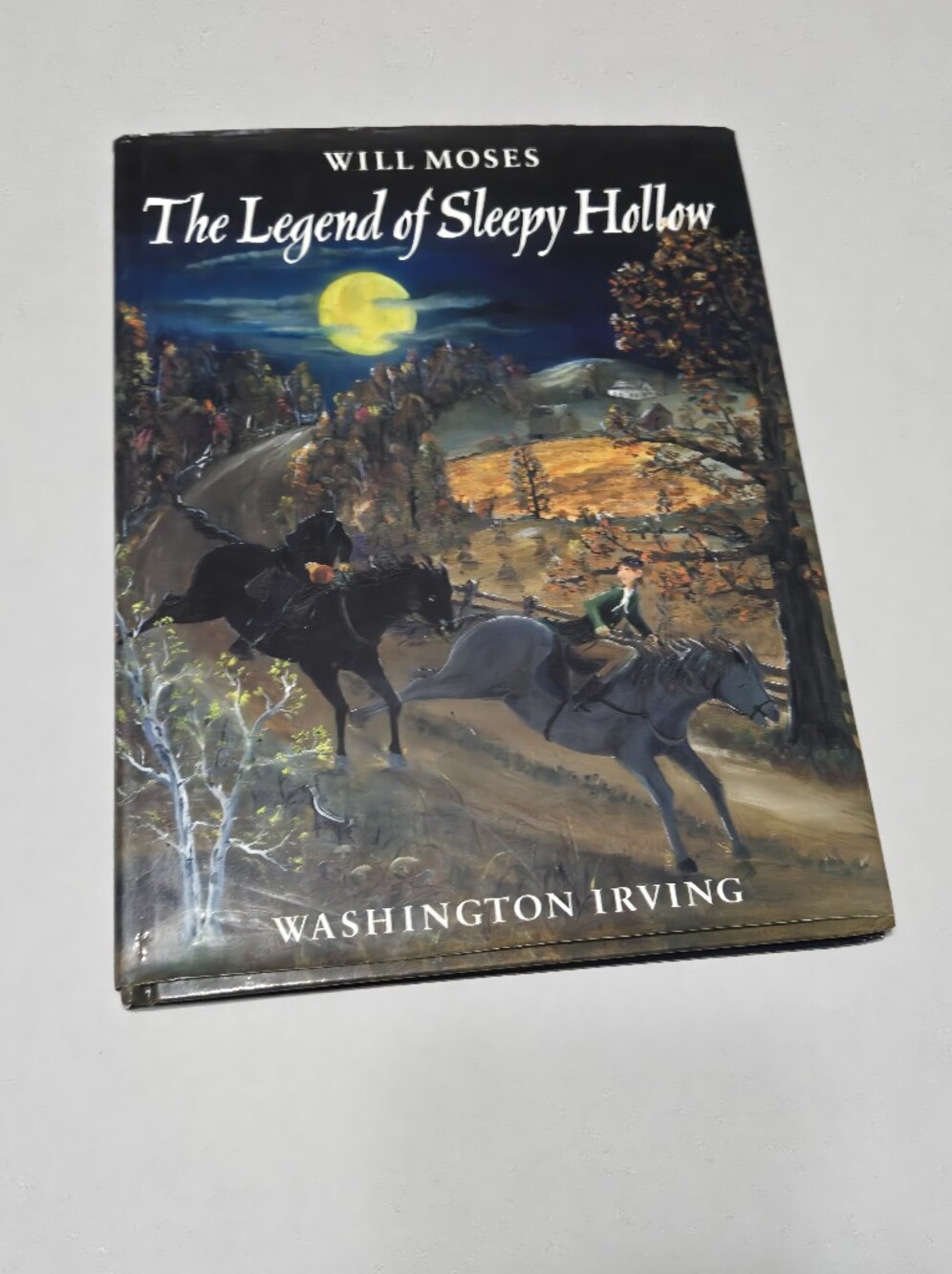 THE LEGEND OF SLEEPY HOLLOW Washington Irving Illustrated HC, signed by W. Moses